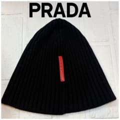 PRADA SPORTSプラダスポーツ　ウール　ニット帽 ビーニー