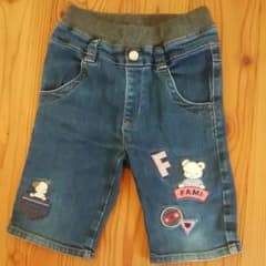 ファミリア デニムハーフパンツ 100cmのサムネイル