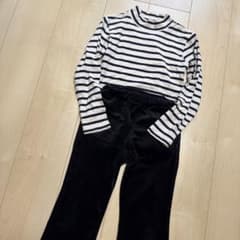 130cm 無印良品 GU トップス コーデュロイパンツ セット