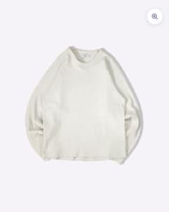 BONBON ワッフルクルーネックT B5114 白黒セット BonBonワッフルクルーネックTホワイト Lサイズ - メルカリ