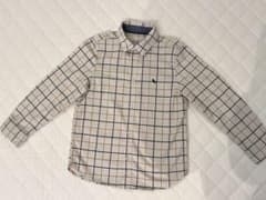 H&M チェック柄長袖シャツ　フォーマルシャツ　　120のサムネイル