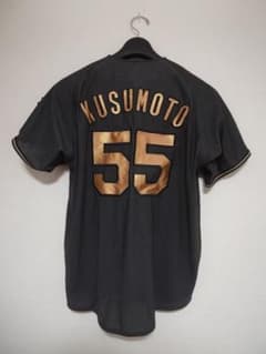 阪神タイガース 楠本泰史 ブラックダイナマイト ユニフォーム 黒ユニ ミズノ M 阪神タイガース 楠本泰史 ブラックダイナマイト ユニフォーム 黒ユニ