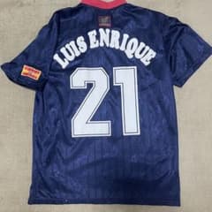 正規品】スペイン代表 96/98 アウェイ ルイス・エンリケ 海外M 日本L