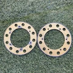 レーシングカート　スプロケ　78 ２枚　219用のサムネイル