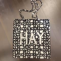 HAY ショッピングバッグ ブラック×ホワイトのサムネイル
