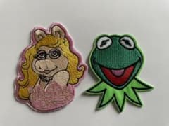 カーミット　ミスピギー　アイロンワッペン　海外輸入のサムネイル