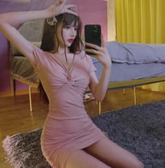 ワンピース L ミニワンピ セクシー 可愛い系 韓国風 ワンピース 夏 パーティのサムネイル