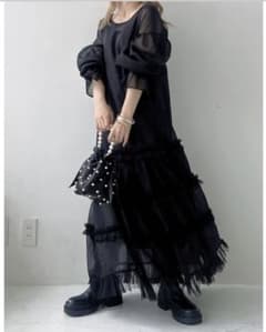 値下げしました!ジュメロ jumelle tulle layered opのサムネイル