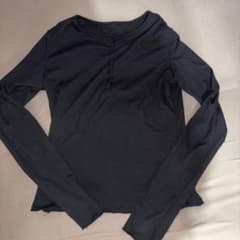 長袖 tシャツ ロンt リブヘンリーネックのサムネイル