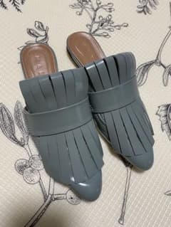 marni マルニ　フリンジ　ミュール　セージグリーン　35 marni マルニ フリンジ ミュール セージグリーン 35 - メルカリ