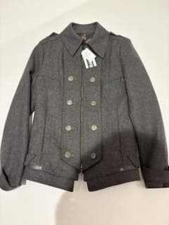 【メルカリ内最安】 PPFM ナポレオンジャケット ウール グレー PPFM グレー ウールコート ナポレオンジャケット Lサイズ - メルカリ