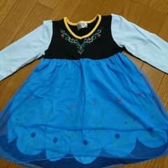 アナと雪の女王   アナのなりきりドレス100㎝のサムネイル