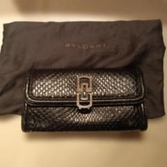 BVLGARI ブルガリ クラッチ バッグ パイソン レザー BVLGARI ブルガリ クラッチ バッグ パイソン レザー - メルカリ