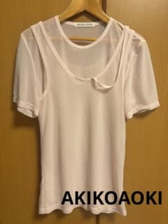 未使用品】AKIKOAOKI チュールシフォントップス - メルカリ