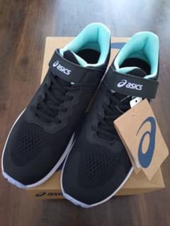 asics レーザービーム RI-MG ブラック/ミント 24.5cmのサムネイル