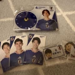サッカー日本代表 モバガチャ 時計 アクリルスタンドのサムネイル