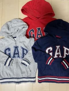 GAP KIDS パーカー トレーナー 110 まとめ売り　3点セットのサムネイル
