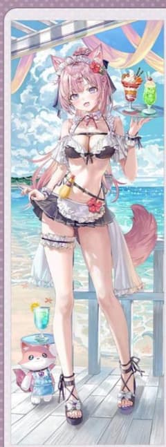 c106 さしみねこ屋　博衣こより　等身大タペストリー C106 さしみねこ屋 博衣こより 等身大タペストリー - メルカリ