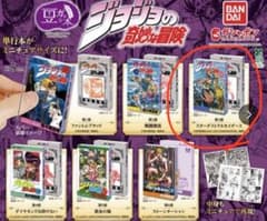 ジョジョの奇妙な冒険 豆ガシャ本 カプセルトイ　第3部スターダストクルセイダースのサムネイル
