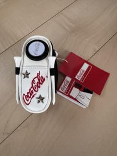 Brand new, unused golf ball case with tags - Coca-Cola