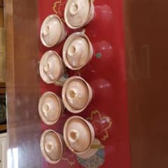 蓋付きすすり茶碗 8客セット 陶器 和食器のサムネイル