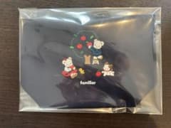 【新品未使用】ファミリア ミニトートバッグ familiar ネイビー×赤のサムネイル