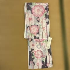 花柄 浴衣 ピンク系 165cmのサムネイル