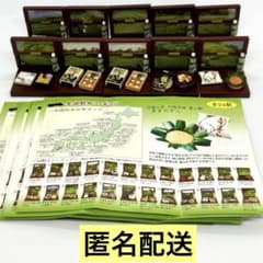 コカコーラ緑茶「一」全国駅弁フィギュア(リーフレットつき)<10個 9種セット>