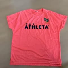 ATHLETA オレンジ ピンクTシャツ Mサイズのサムネイル