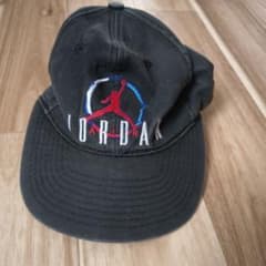 【used】NIKE JODAN キャップ ブラック フェード ヴィンテージ Vintage Nike Air Jordan 8 VIII Aqua SnapBack Hat Jump Man Michael