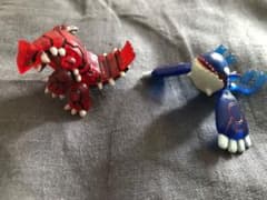 希少】ポケモン モンコレ グラードン・カイオーガ(クリアバージョン