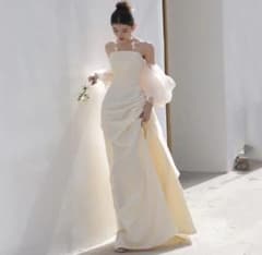 【Ladys Marron】前撮り　ウェディングドレス　花嫁のサムネイル