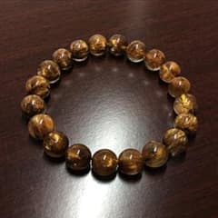 黒光り ギラギラ タイチンルチル ブレスレットのサムネイル
