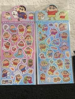 크레용 신짱 홀로그램 씰 세트