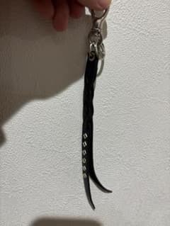 CALEE　STUDS&KNITTING LEATHERSHORTKEYRINGのサムネイル