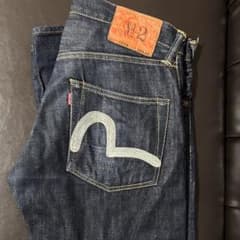 EVISU LOT 2000 No.2 30×35 水色 刺繍カモメ 赤耳のサムネイル