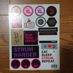 D'Addario ダダリオ ステッカーシートのサムネイル