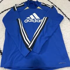 adidas アディダス 長袖 プラクティスシャツ ブルーのサムネイル