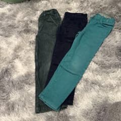 プチバトー キッズ用パンツ3点セット 100cmのサムネイル