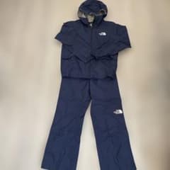 THE NORTH FACE レインスーツ 上下セット ネイビー - メルカリ