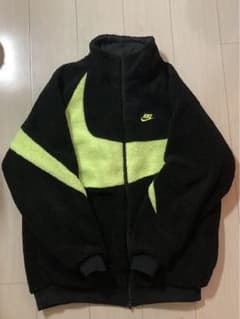 ナイキ NIKE ボアジャケット ブラック グリーン リバーシブルのサムネイル