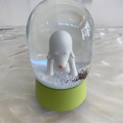 奈良美智・あおもり犬・森の子・青森県立美術館・スノードーム２個 20231013_3488867.jpg