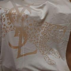 YSL ヒョウ柄 ストール 約140x140のサムネイル