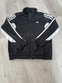 adidas 黒 ジップアップジャケット 10Yのサムネイル