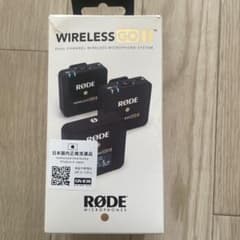 ワイヤレスマイク ロードワイヤレスゴー2 RØDE。箱に傷はあるが、未