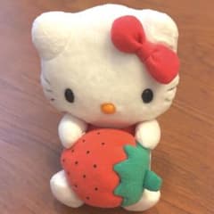 平成レトロ☆レア☆ハローキティ いちご ストロベリー ぬいぐるみ