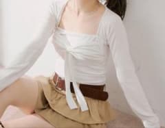 Chico ボレロ風リボン長袖トップスのサムネイル