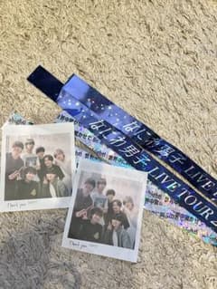 なにわ男子 LIVE TOUR 2024 北海道公演落下物 写真1枚+銀テ2本のサムネイル