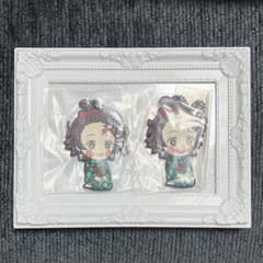 이치 반 쿠지 귀멸의 칼날 ~ 오니가 서있는 거리 ~ 가문 탄지로 고무 마스코트 2 점 세트