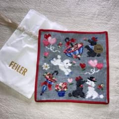 新品未使用❣️ FEILER フェイラー タオルハンカチ プードル柄 - メルカリ